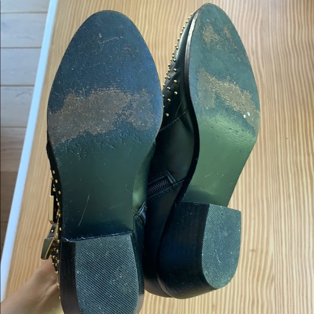 Studded  black buckle booties size 6.5 - Picture 7 of 7